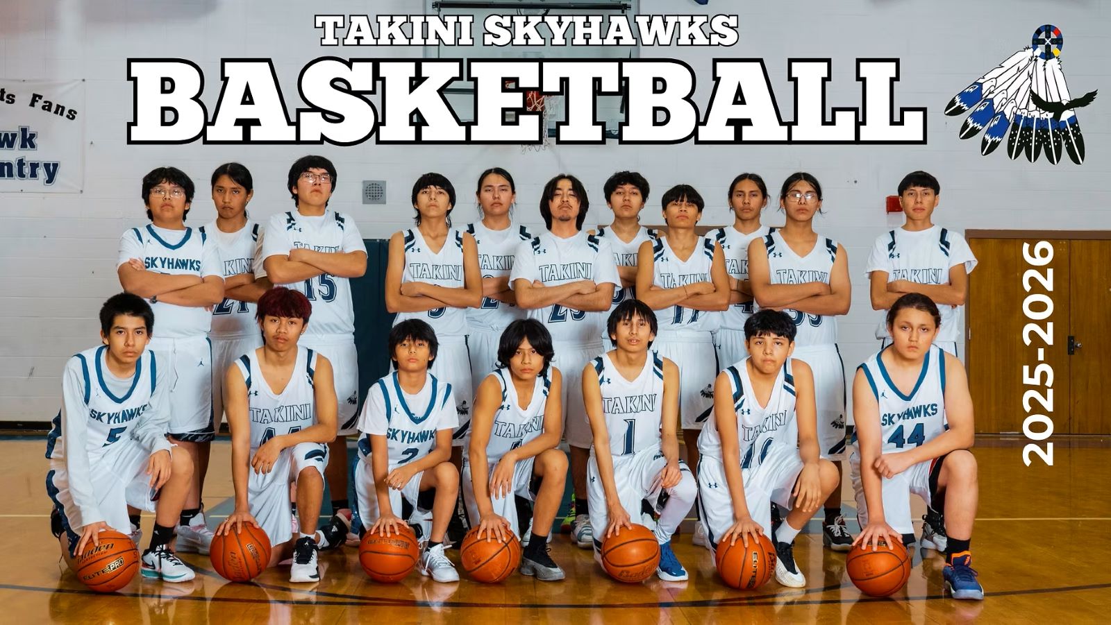 Takini Skyhawks boys basketball team