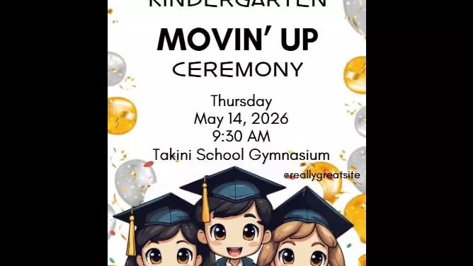 Kindergarten Movin' Up Ceremony